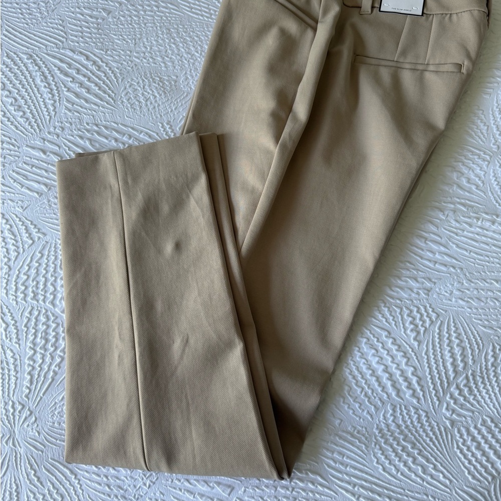 White House Black Market Tan Cropped Ankle Pants